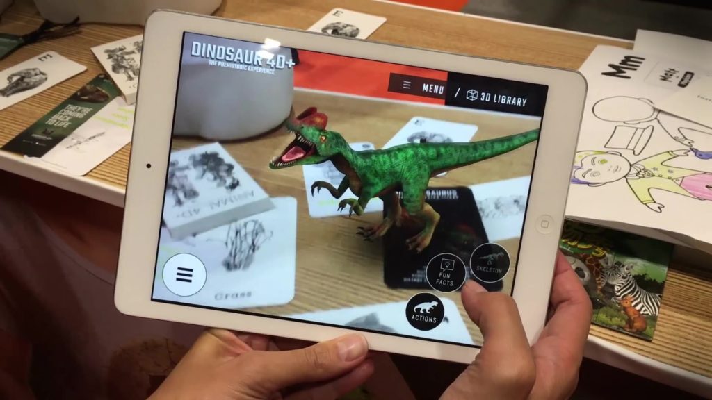 Augmented reality using iPad