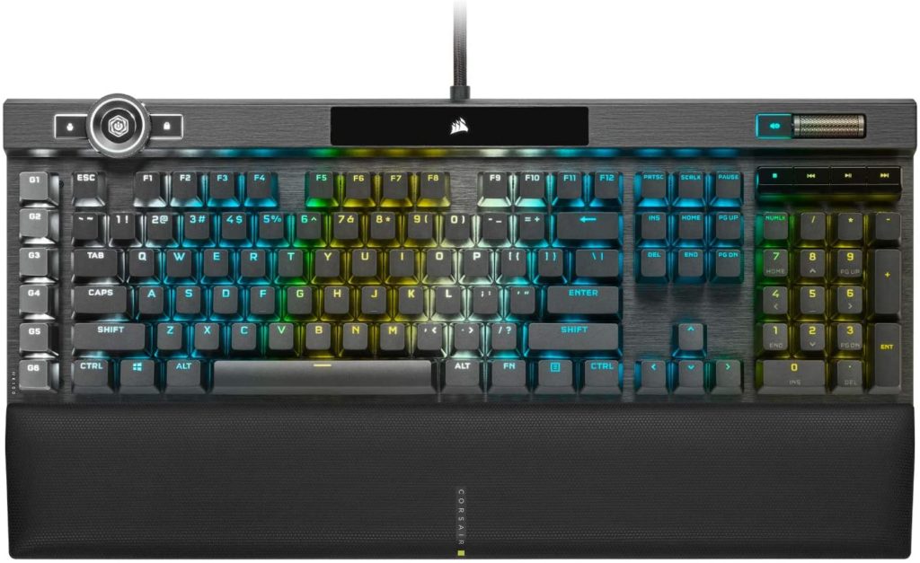 Become The Ultimate Gamer With These Best Gaming Equipment 2021 Corsair K100 RGB Optical-Mechanical Gaming Keyboard Best Gaming Keyboard 2020