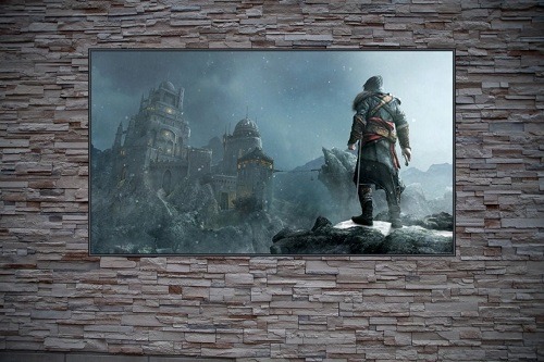 Ezio Gazes Into The Sunset Custom Gaming Frame Art