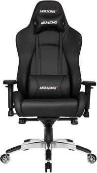 Best Gaming Chairs 2021 AKRacing Masters Series Premium Gaming Chair With High Backrest, Recliner, Swivel, Tilt, Rocker, And Seat Height Adjustment Mechanisms
