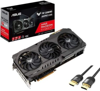 TechsnGames Awards Best Graphics Cards 2021 Graphics Cards 2021 Best AMD GPU, Forget About DLSS - ASUS TUF Radeon RX 6800 XT OC Graphics Card DirectX 12 Ultimate 16GB 256-Bit GDDR6
