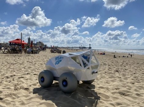 AI-Powered BeachBot Is Here To Help Clean Up Our Shores, One Butt At A Time BeachBot (Actual)