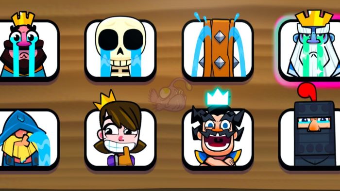 how to unmute emotes in clash royale