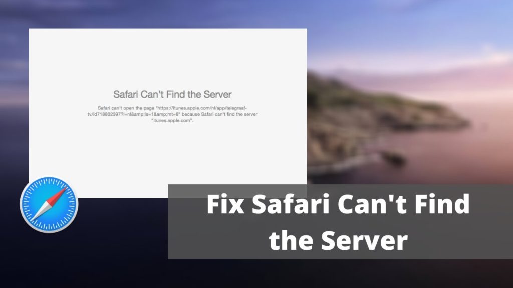 How To Fix Safari Can't Find Server
