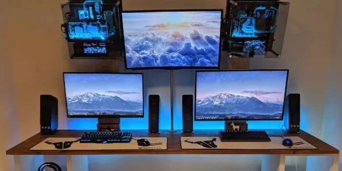 His and Hers Gaming Setup