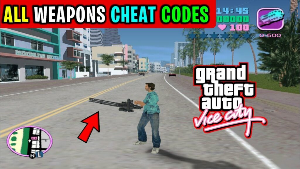 How to Get Weapons in GTA Vice City Cheat