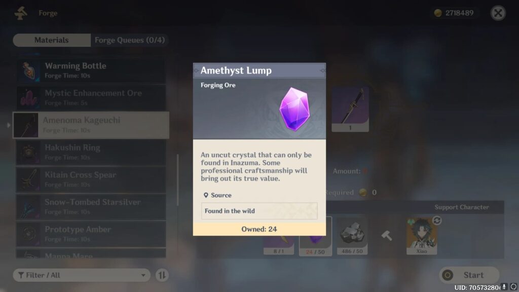 How Long Does It Take For Amethyst Lumps To Respawn
