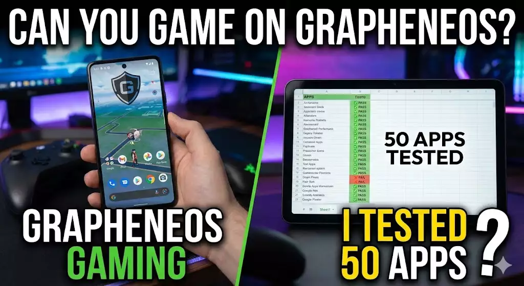 Can You Game on GrapheneOS? I Tested 50 Apps to Find Out