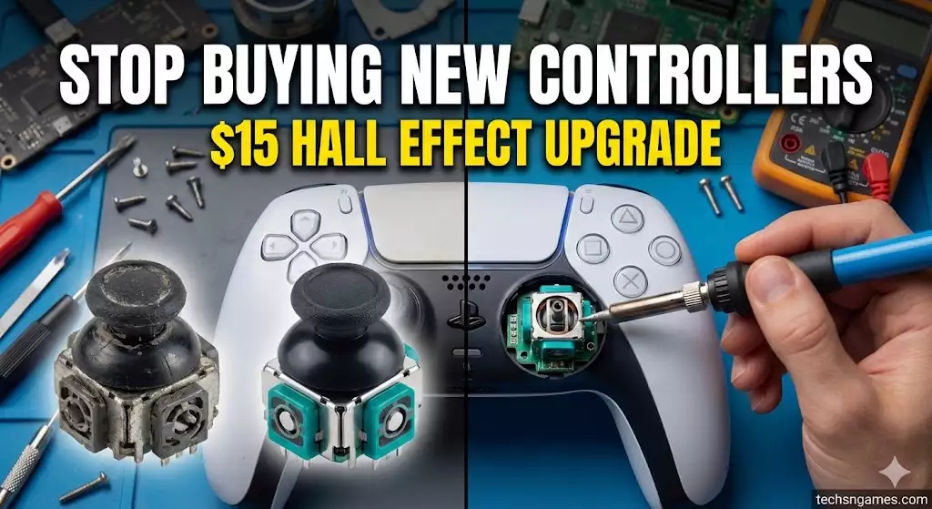 Stop Buying New Controllers: I Upgraded to Hall Effect Joysticks for $15